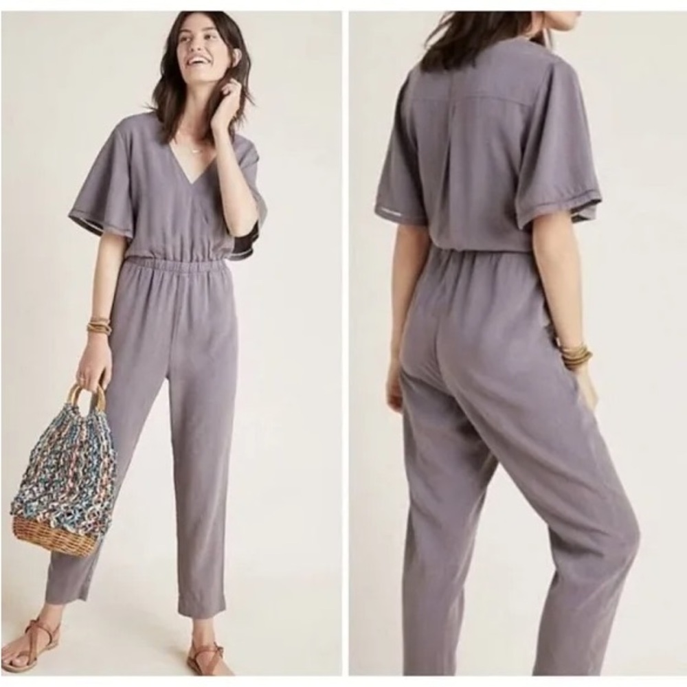 Anthro Gray Women's jumpsuit